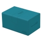 Preview: Ultimate Guard Twin Flip`n`Tray 160+ XenoSkin Monocolor Petrolblau